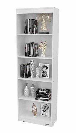 Biblioteca MOSCONI DAKAR 81046 181X60X29 Con Estantes Blanca